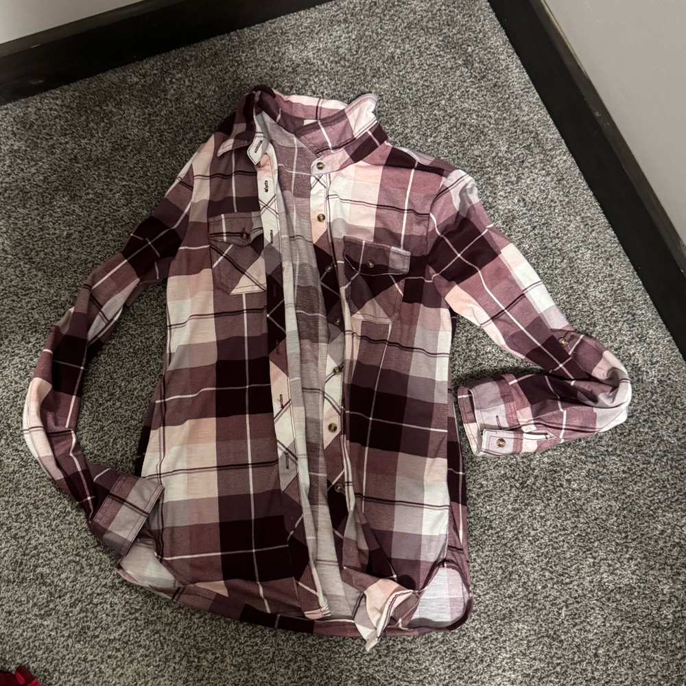 Passport button down/flannel shirt